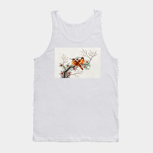 Two birds on a flowering tree Tank Top